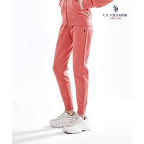 [U.S. POLO ASSN.] 여성 USA COTTON 이지웨어 팬츠_CORAL