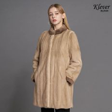 [정상가: 3490000원] 진도 Klever 휘메일 풀스킨 유색 밍크코트 (K3W2EH08_)..