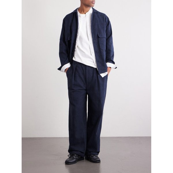 블루블루재팬 스트레이트 코튼 블렌드 수트 팬츠 46376663162963374