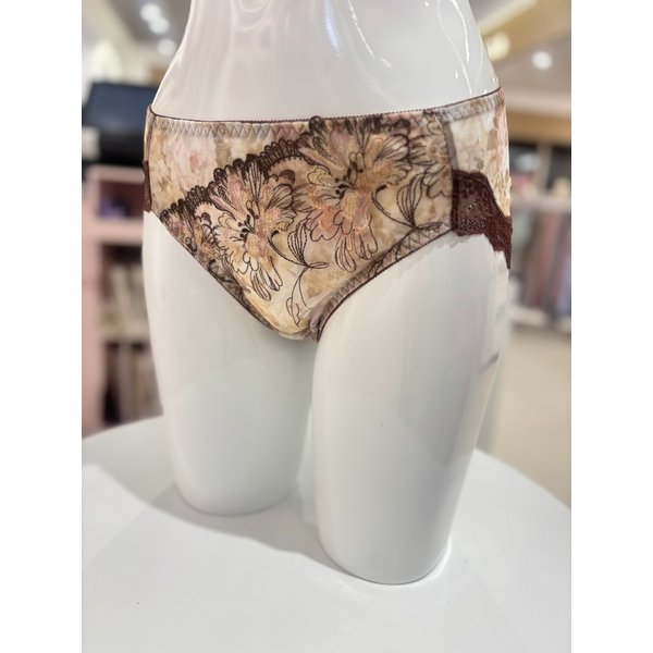 [여주점] 와코루 살루트 수채화프린트 망사 레이스 여성 팬티 [DPT0454A] DB
