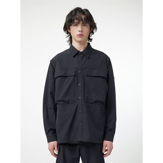 헌터 [MEN] 나일론 유틸리티 포켓 자켓 - 블랙 HEM0004AJZBLK