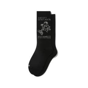 [공식]골드모먼츠 크루 삭스 BLACK