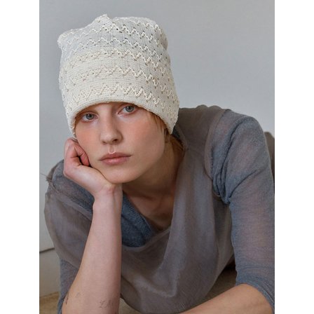 UNDERCONTROL STUDIO CROWN NET BEANIE / M ORIENTAL / CREAM
