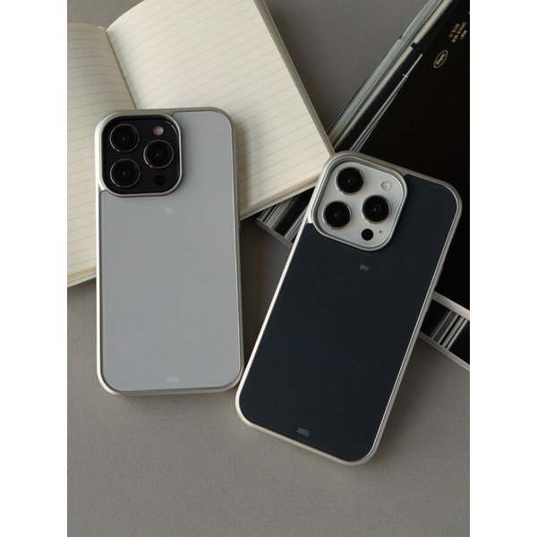 아미스 그레이 새틴 범퍼 / 맥세이프 폰케이스