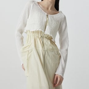 여성 볼레로 가디건 WHITE