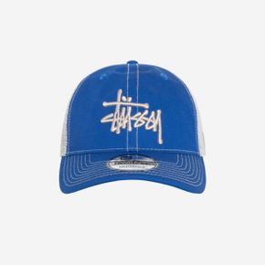 뉴에라 9Twenty 베이직 트러커 브라이트 로얄 Stussy New Era 9twenty Basic Trucker Bri