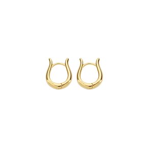 18k gold plated kettle-earring