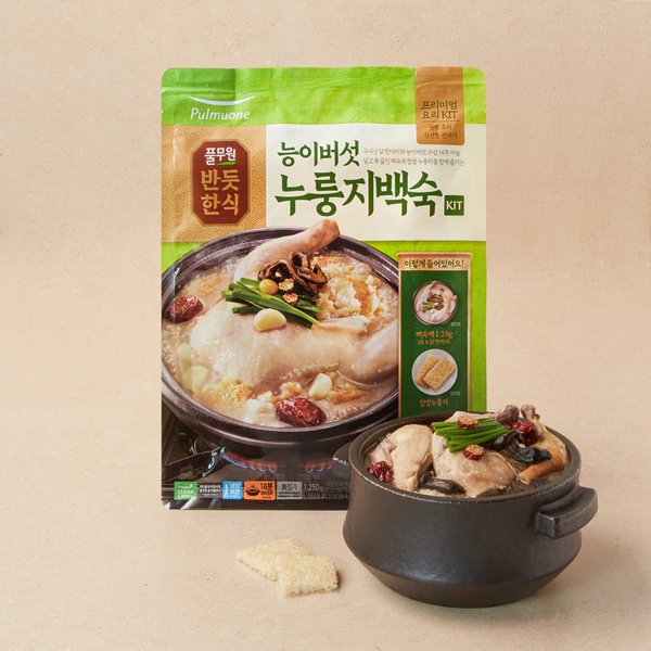반듯한식 능이버섯 누룽지백숙 1250g