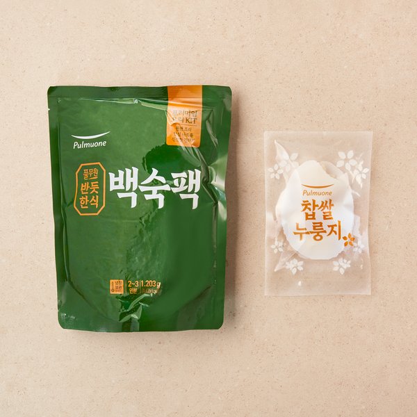 반듯한식 능이버섯 누룽지백숙 1250g