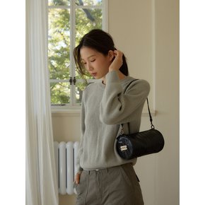 Butter round shoulder bag (버터 라운드 숄더 백) black