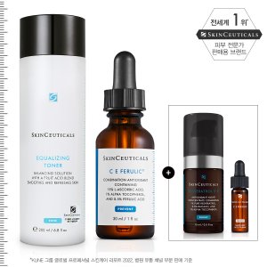 스킨수티컬즈 [7월] C E 페룰릭 & 이퀄 토너 듀오 세트 (+나이트 에센스 15ml & C E 페룰릭 GIFT)