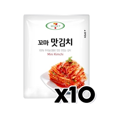  세븐일레븐 꼬마맛김치 파우치 80g x 10개