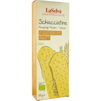  라셀바 LaSelva Schiacciatine 크리스피 플랫브레드 150g