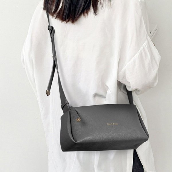 [옷자락] 여자 길이조절 투웨이 스트랩 심플 사각 크로스백