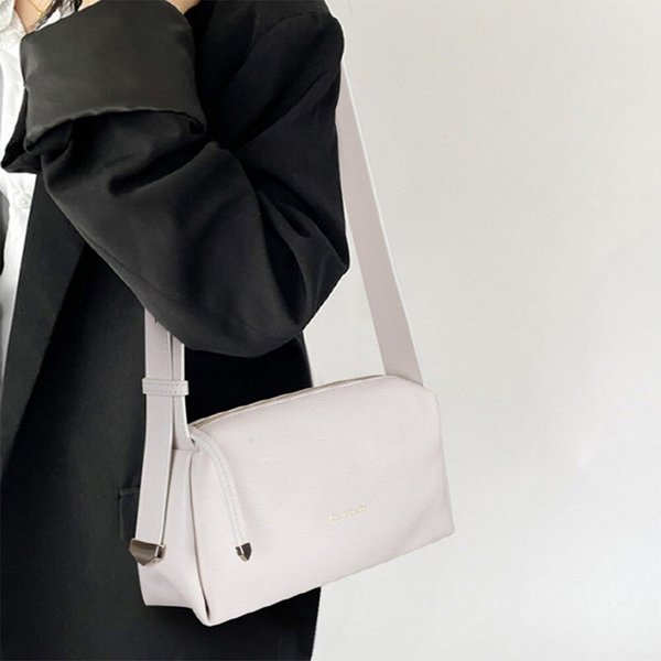 [옷자락] 여자 길이조절 투웨이 스트랩 심플 사각 크로스백