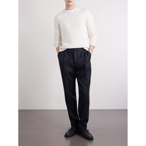 새먼 아멜 아미 스트레이트 린넨 수트 팬츠 46376663163063893