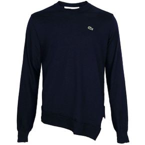 X 라코스테 네이비 로고 울 니트 FLN002W23 NAVY 88953342