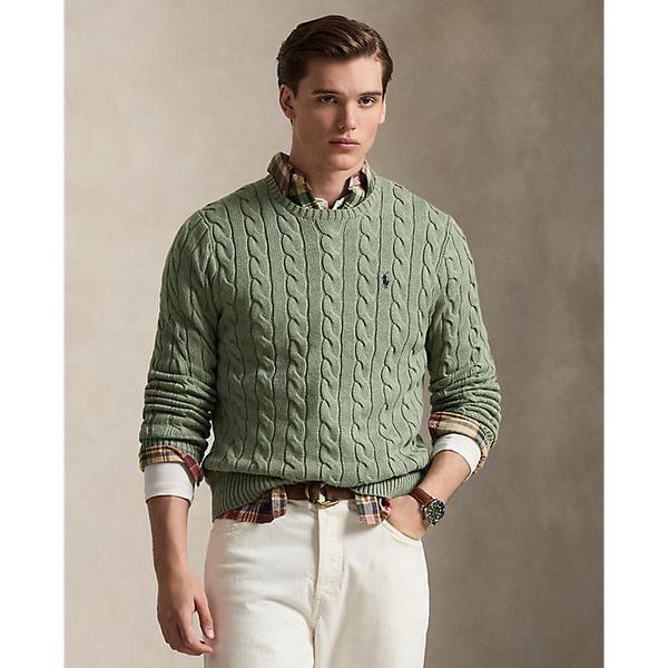 남성 케이블 니트 코튼 스웨터(MNPOSWE16822548300)