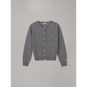 OVERDUE WOOL CARDIGAN_MELANGE GRAY