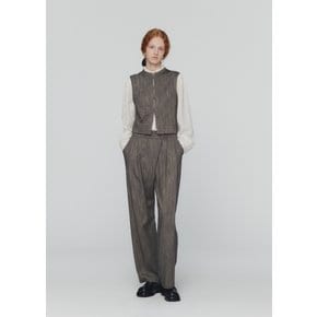 [CHARCOAL 10/25 예약주문] 아모멘토 24FW WOOL TWEED WRAP PANTS (2COLORS)