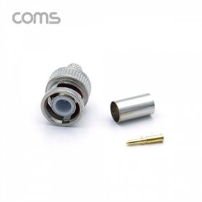 Coms BNC 커넥터 Plug Solder용 컨넥터RG59납땜용 4 X ( 10매입 )