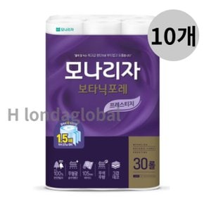 모나리자 프레스티지 먼지없는 화장지 휴지 30롤 10개