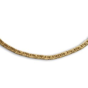 Endless Column Necklace Gold