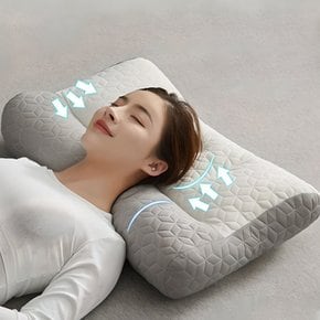 필라텍스 경추베개 기능성 라텍스 견인 숙면 베개