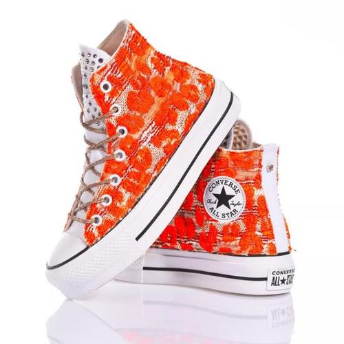 컨버스 스니커즈 3238 CONVERSE PLATFORM ORANGE LEO Orange