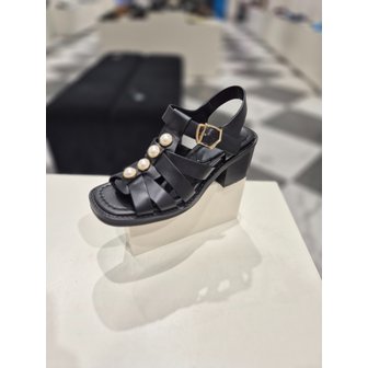 슈콤마보니 [여주점] Pearl sandal(black)_DG2AM25028BLK