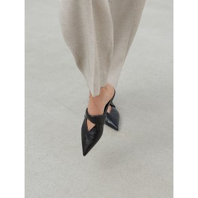 Anna Mules Crush Nappa Black