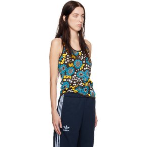 멀티컬러 adidas Originals 플로럴 니트 탱크탑 251752F111000