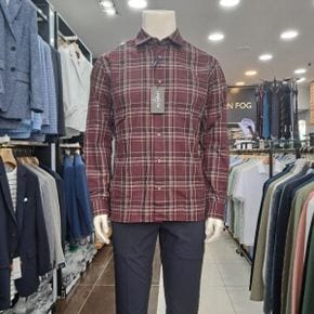 HL01 체크세미일자기본에리남방71 Lofva715_P433309339