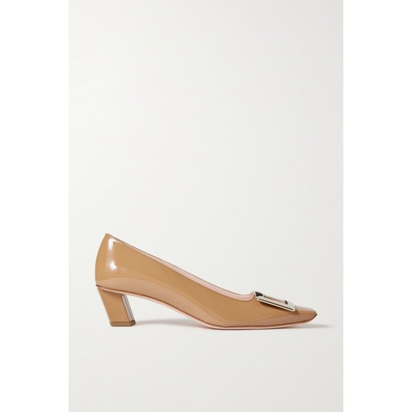 벨 비비에 페이턴트 가죽 펌프스 브라운