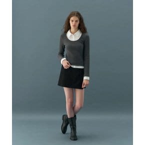 포엠 레이어드 카라 셔츠 탑DFWMTS5304