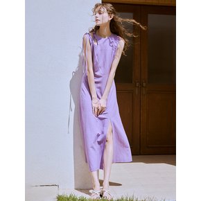 Cut-out strap sleeveless dress (2color)