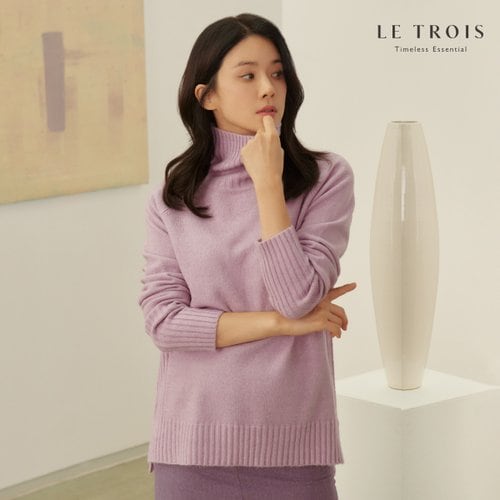 (런칭가 79900) [LE TROIS] 23FW 이보영의 르투아 소프트 터틀넥 탐탐 니트4종