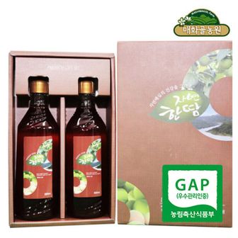 NS홈쇼핑 [광양매화골농원] 자연한땀 1호 매실 500ml x 2병[33872699]