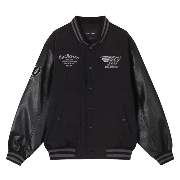 [여주점] 남성 PU배색 바시티 다운 점퍼(B244DW440P)