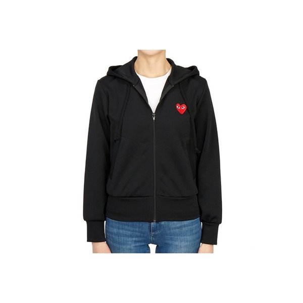 꼼데가르송 레드와펜 여성 후드 집업 AZ T171 051 1