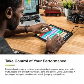 Novation 노베이션Launch Pad X MIDI 그리드 컨트롤러