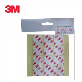 3m4421 3m스펀지양면테이프 사각폼테이프 25x25mm 60p