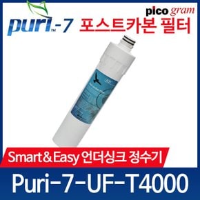 언더씽크정수기 필터 Puri-7-UF-T4000 4차 GAC 필터