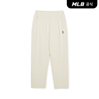 MLB [코리아공식] 베이직 스몰로고 스트레이트팬츠 BOS (D.Cream)