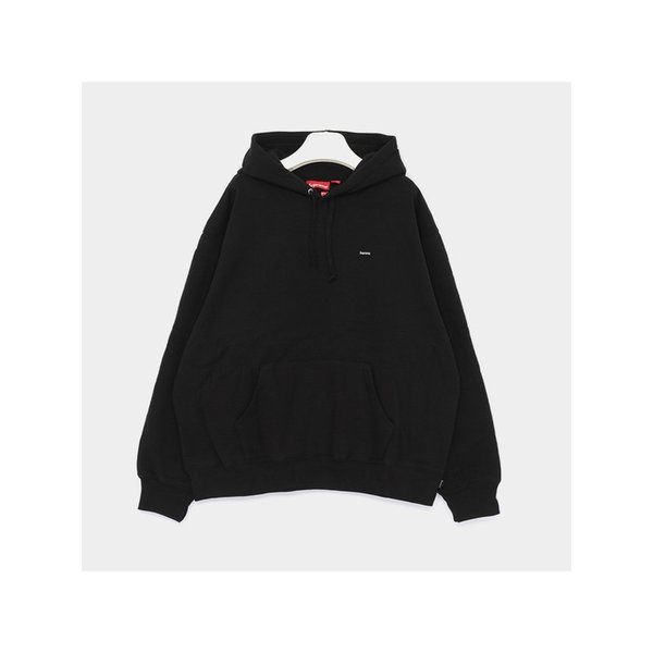 스몰 패치로고 스웨트 남성 후드티 SS25SW5 BLACK
