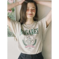 Margaret Artwork T-shirt - Oatmeal