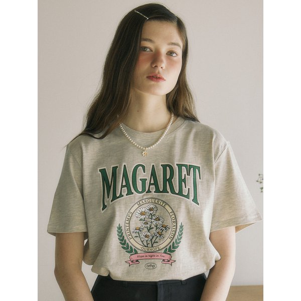 Margaret Artwork T-shirt - Oatmeal