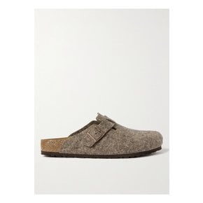 Boston Wool-Felt Clogs 브라운