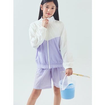 탑텐키즈 25 SS 공용) 컬러블록 바람막이 셋업 쇼츠  MKF2PH3012