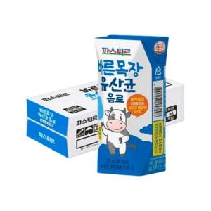  롯데푸드 파스퇴르 바른목장 유산균 음료 125ml 24개